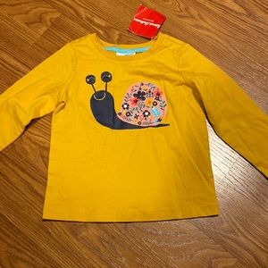 NWT Hanna Andersson Snail Top size 2T